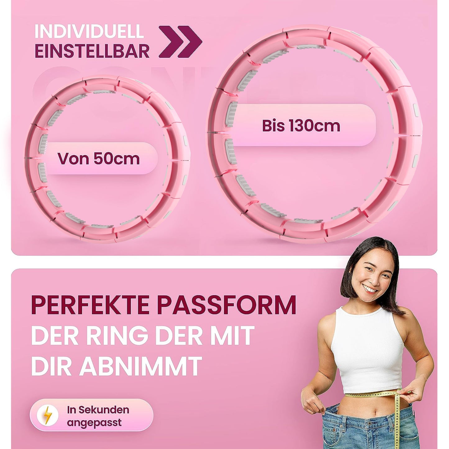 Fitness-Hula-Hoop – effektives Training für Taille, Rücken & Ausdauer